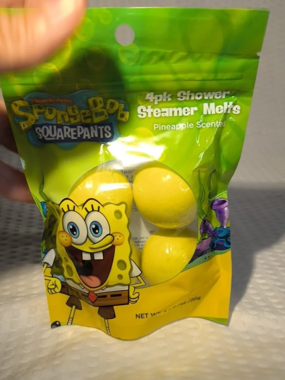 SpongeBob Shower Steamer Melts Set Of 4